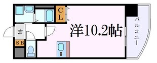 国際センター駅 徒歩1分 10階の物件間取画像